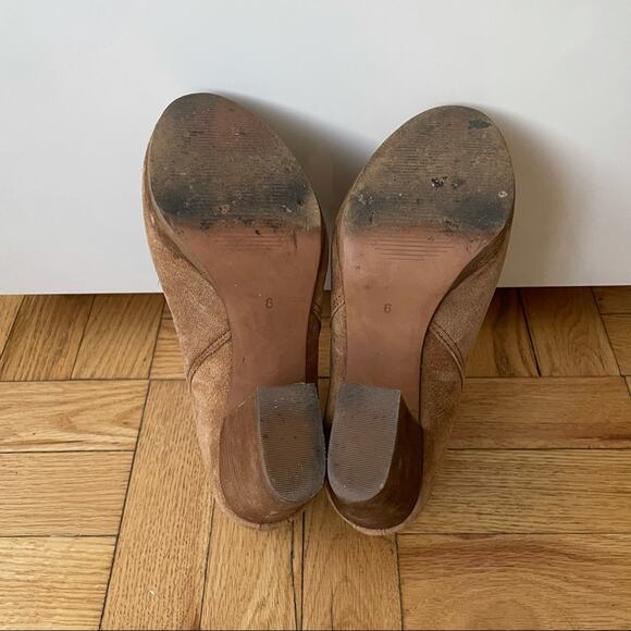 Madewell Suede Heeled Ankle Booties Women's 6 US - Picture 5 of 8